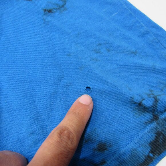 Affliction Black Label T-shirt Rhinestone Studded Skull Snake Rose Tie Dye M Y2K - Picture 5 of 10